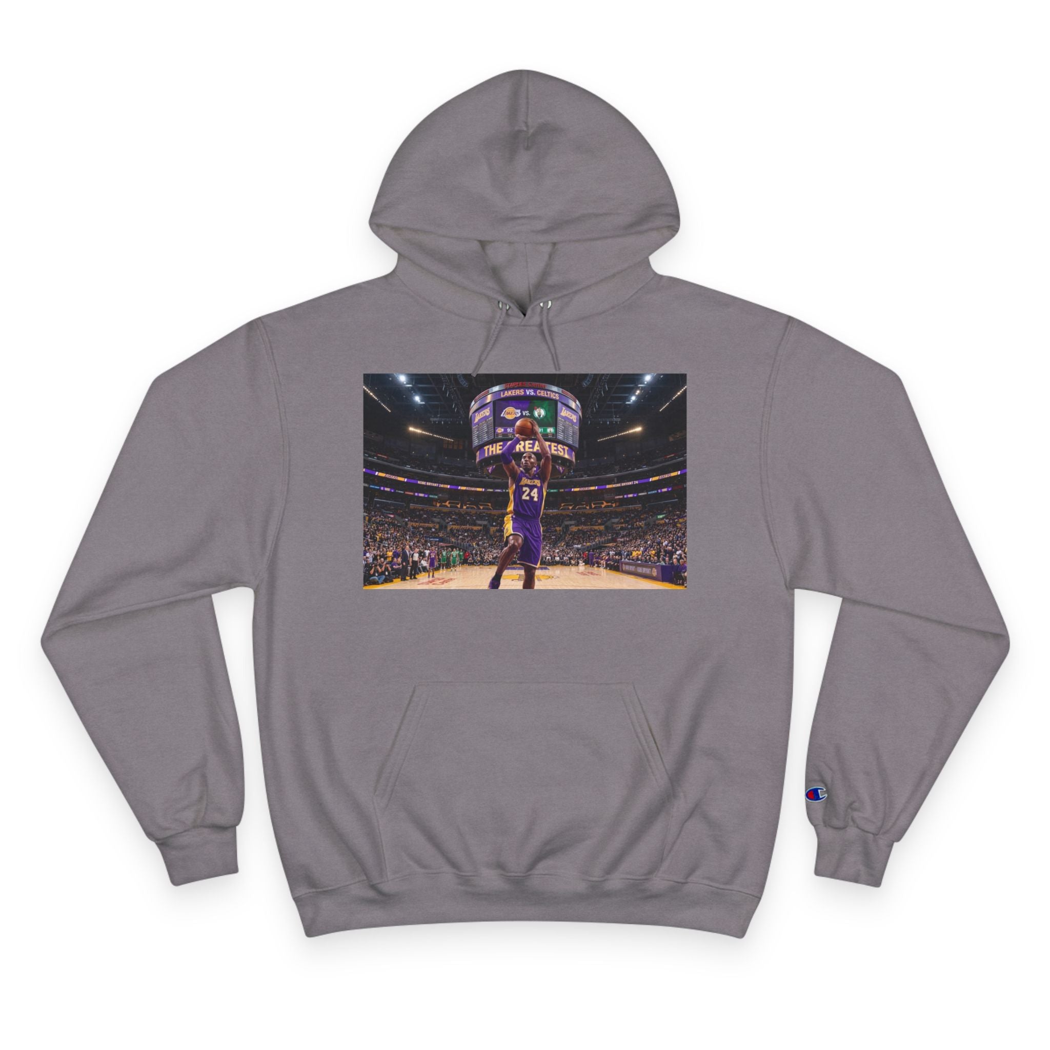 Basketball Champion Hoodie — Courtside Slam Dunk Photo Pullover