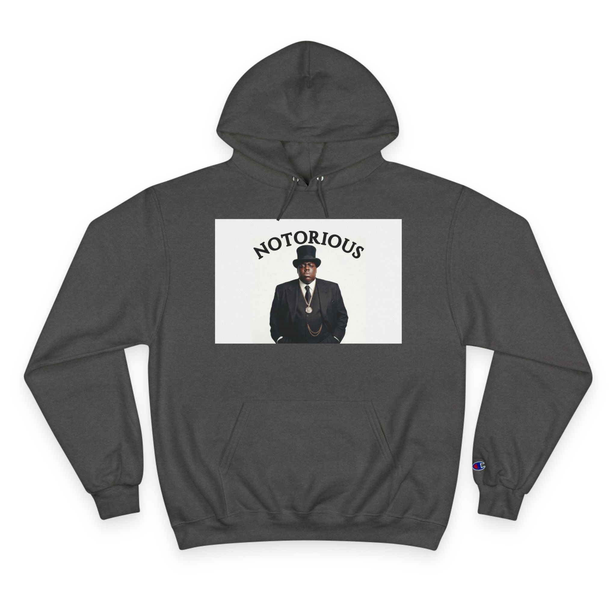 Notorious Graphic Hoodie — Vintage Rap Portrait Pullover