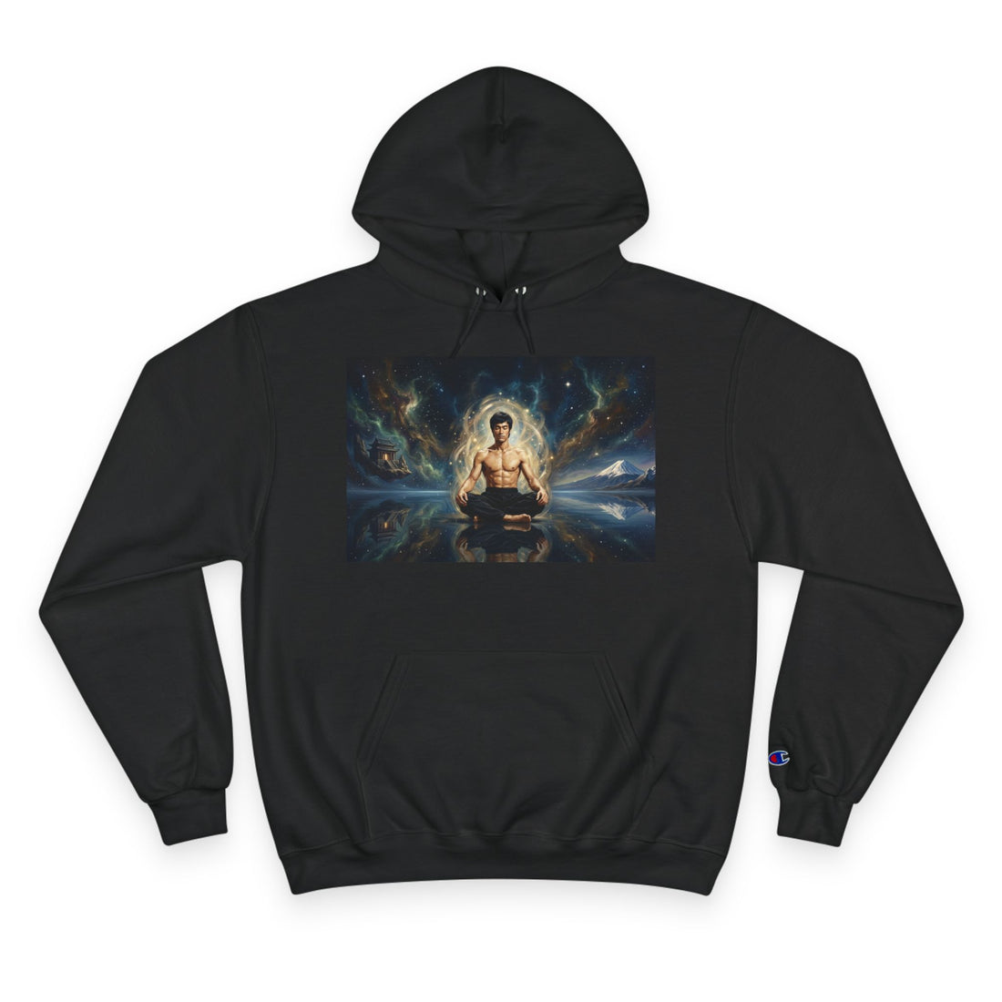 Spiritual Warrior Hoodie — Meditative Champion Art Sweatshirt