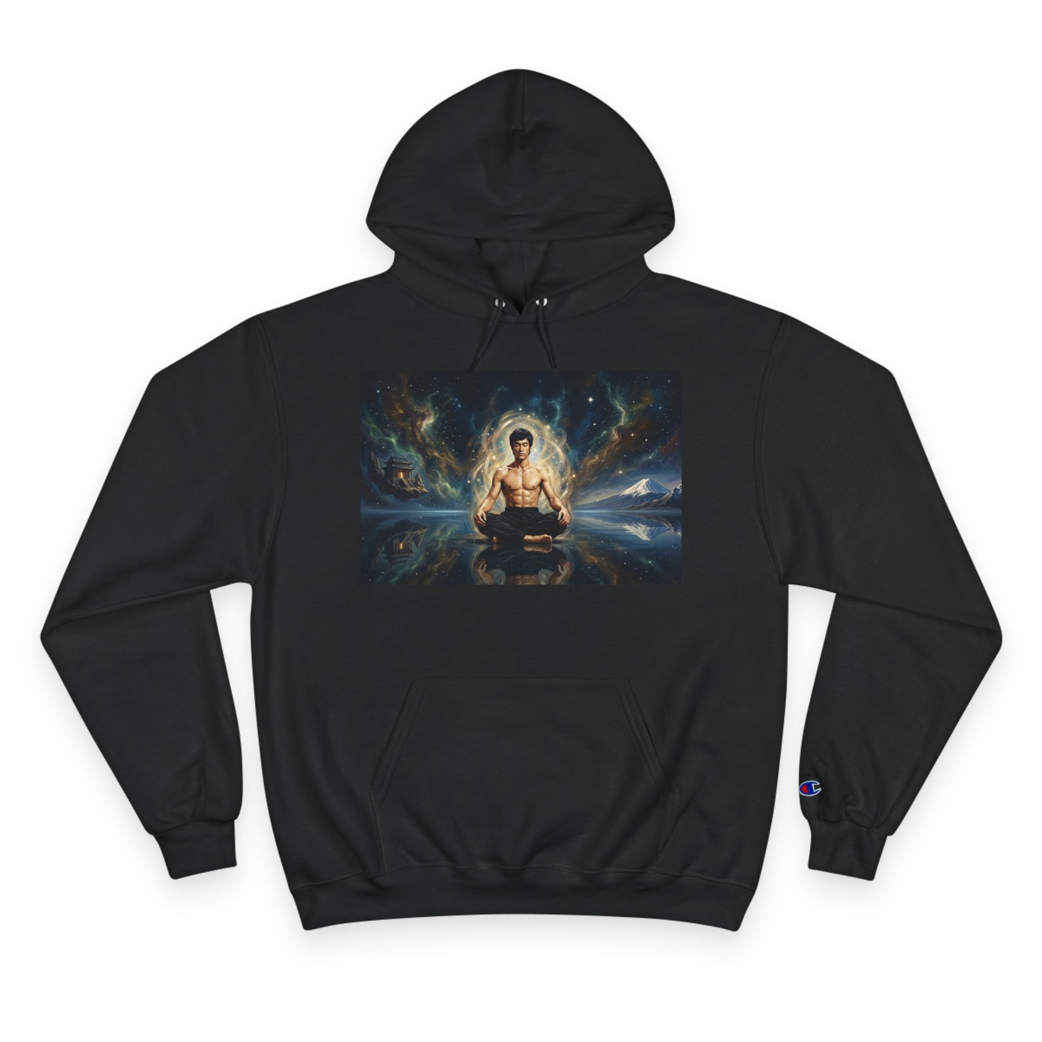 Spiritual Warrior Hoodie — Meditative Champion Art Sweatshirt