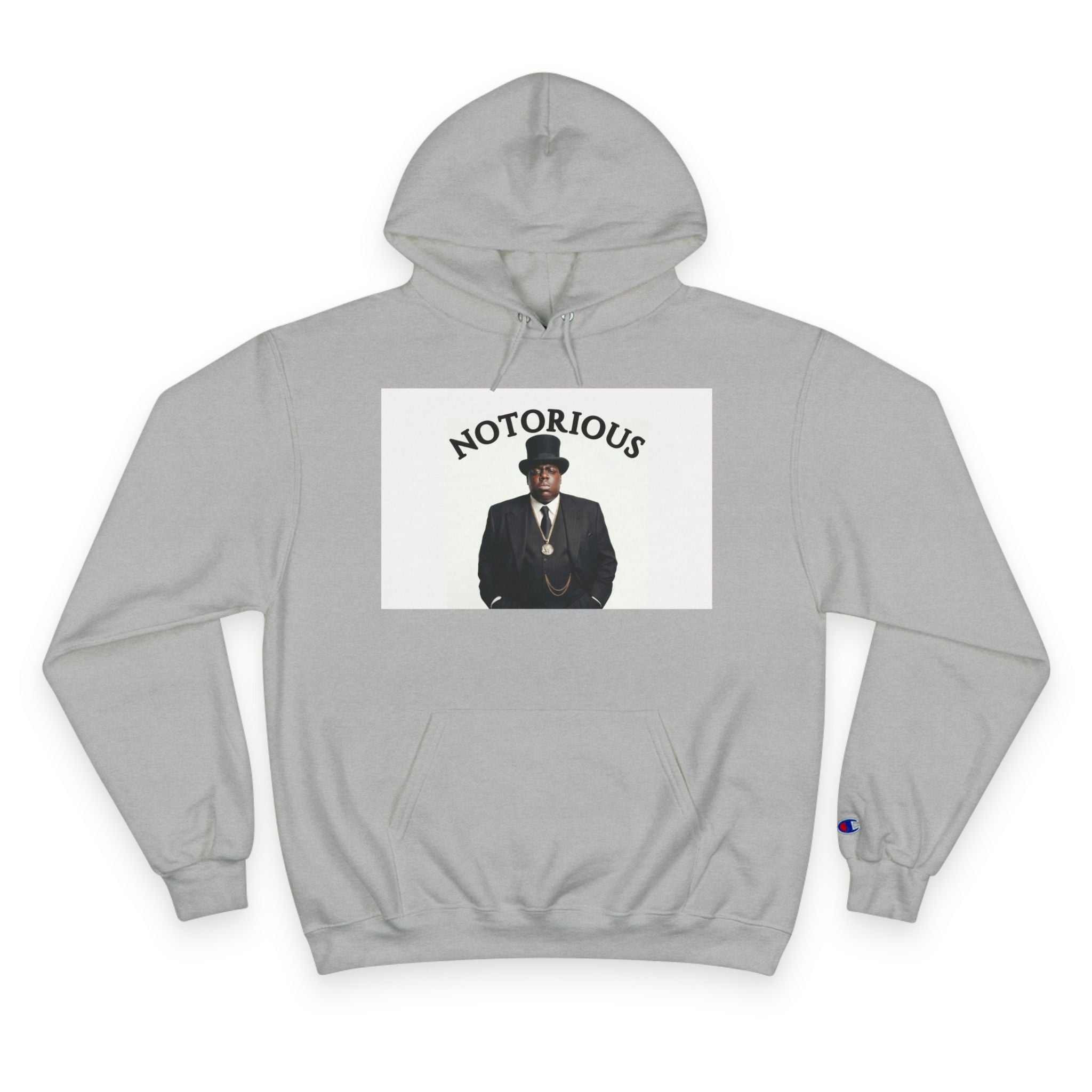 Notorious Graphic Hoodie — Vintage Rap Portrait Pullover