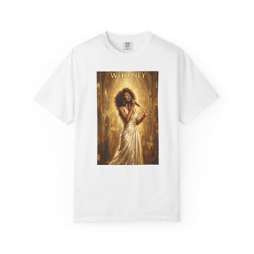 Whitney Tribute T-Shirt — Vintage Singer Portrait Tee
