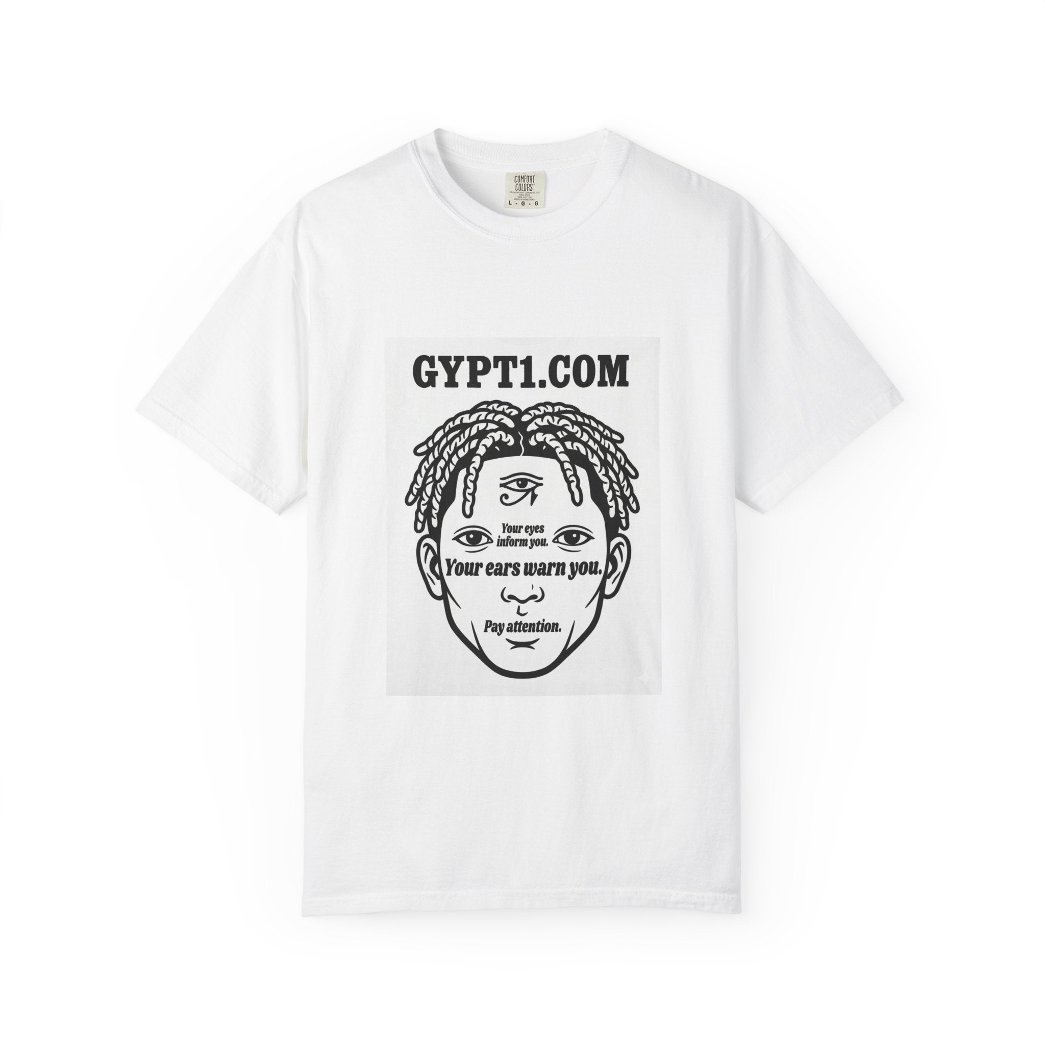 Graphic T-Shirt — GYPT1.com Face Illustration Tee