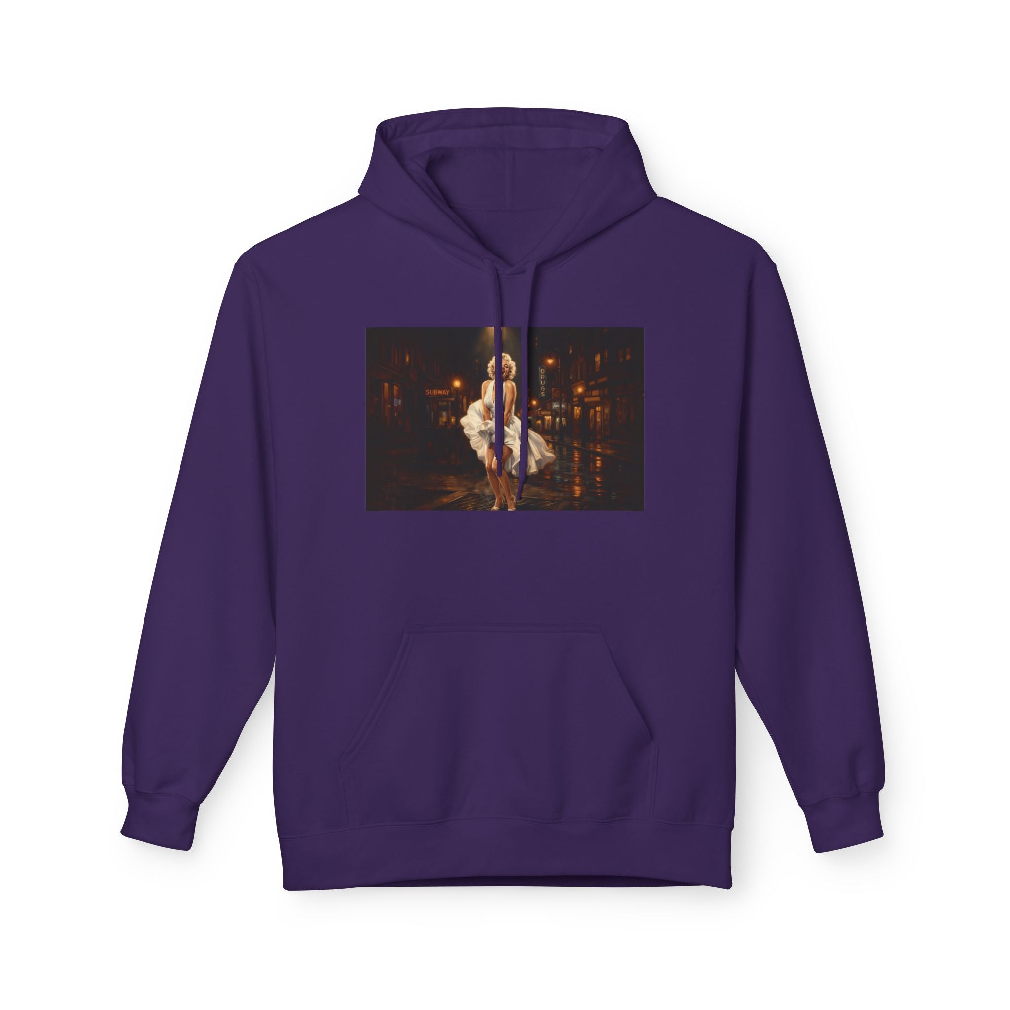 Hoodie — Vintage Nighttime Ballerina Photo Graphic Hoodie