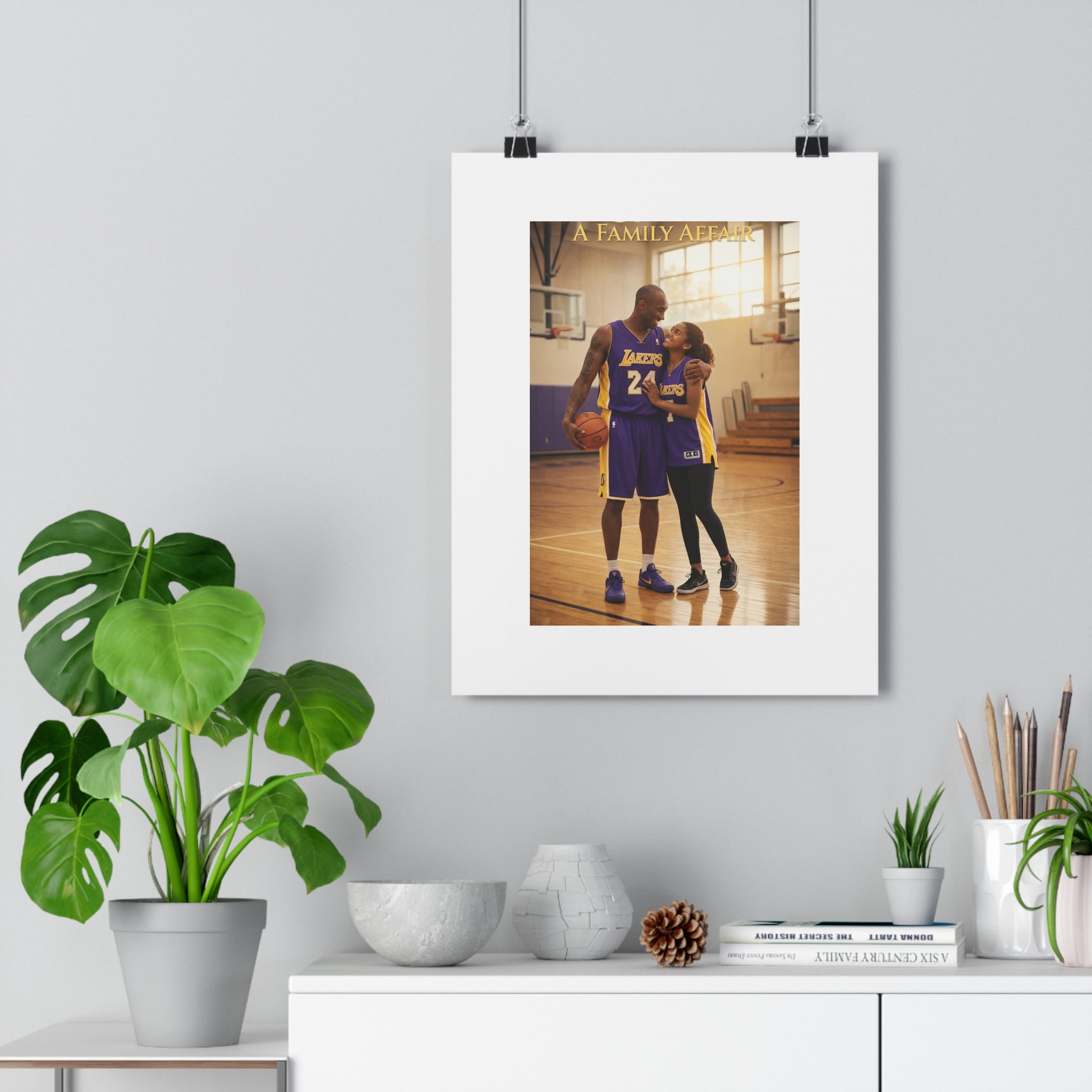Family Affair Poster — Minimal Typographic Wall Art
