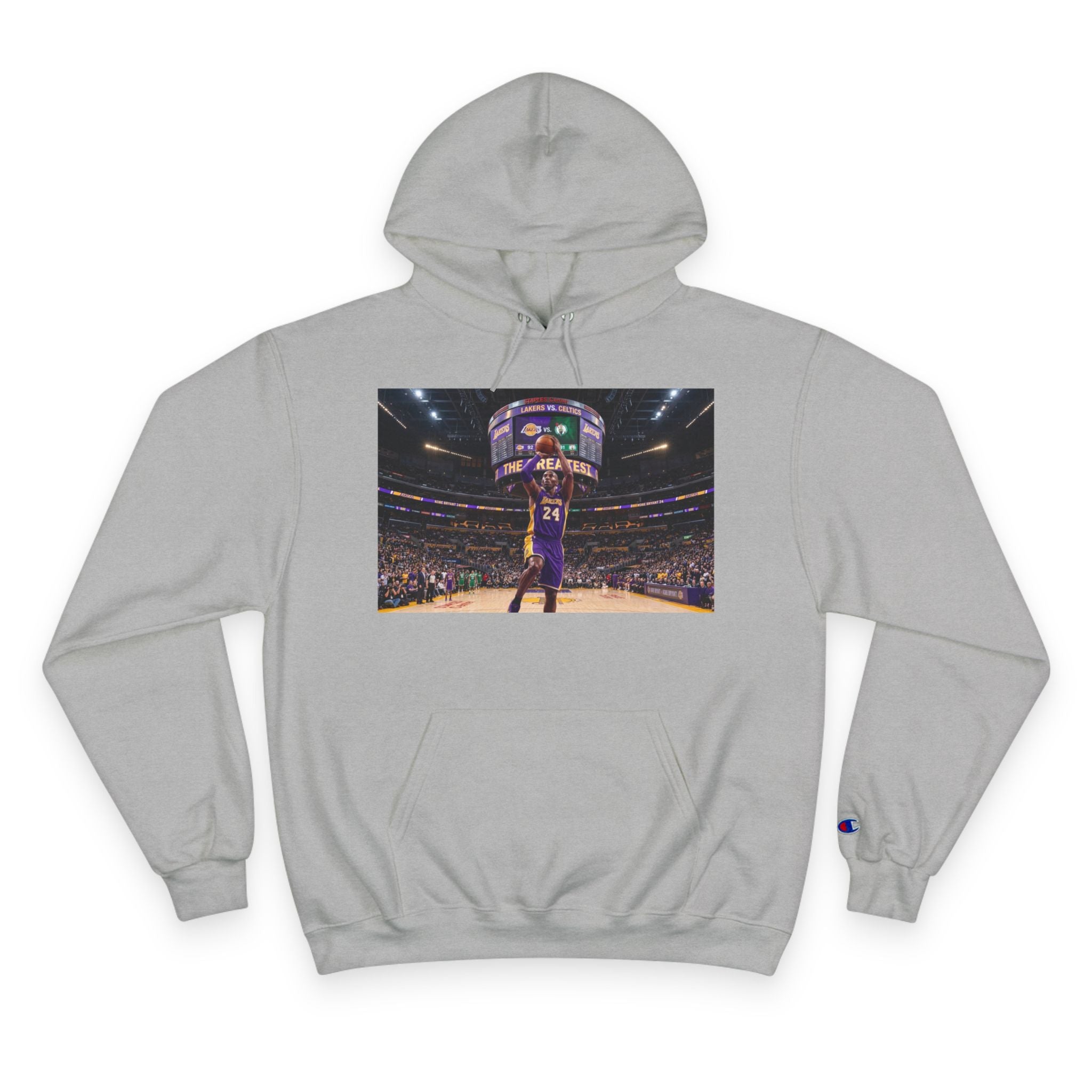 Basketball Champion Hoodie — Courtside Slam Dunk Photo Pullover