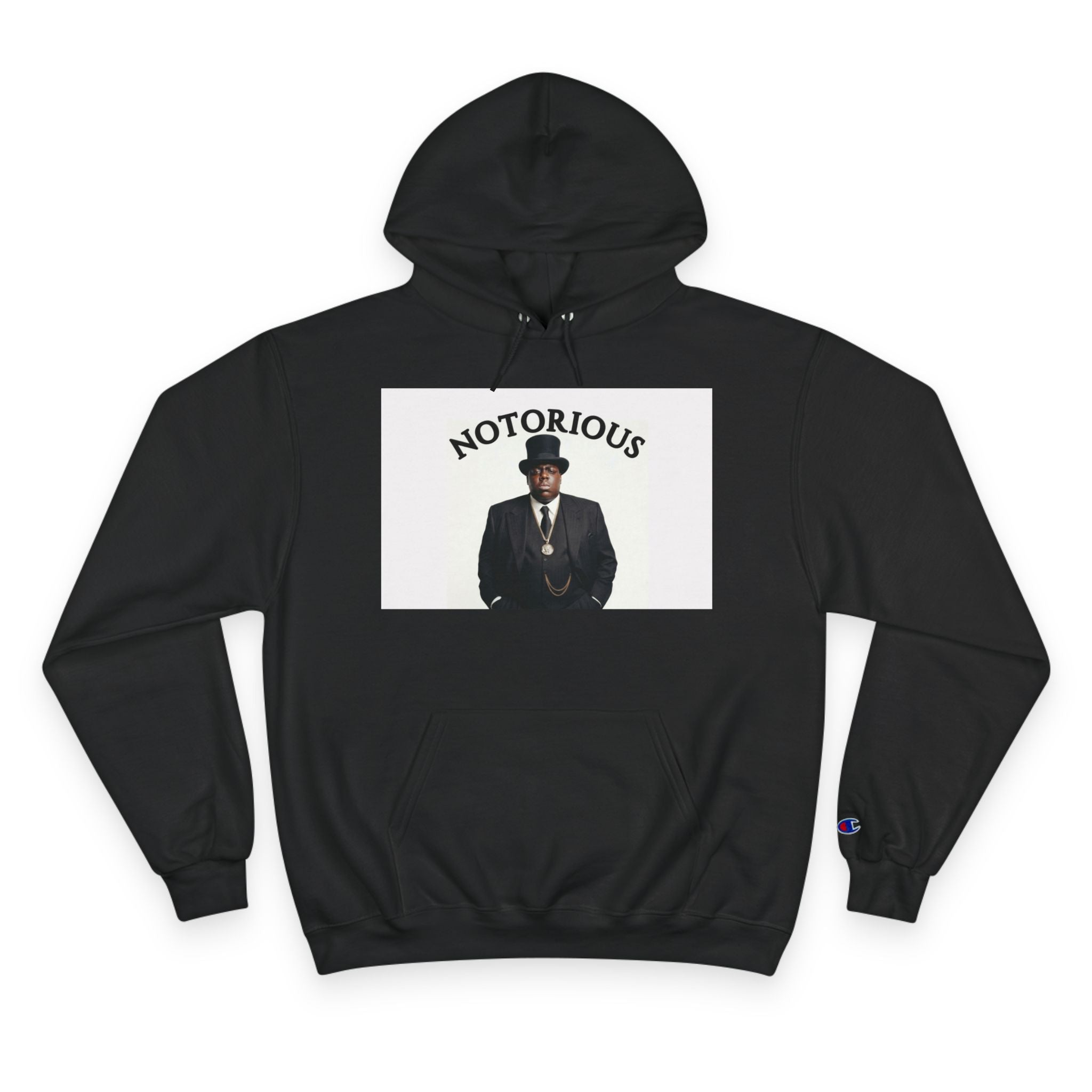 Notorious Graphic Hoodie — Vintage Rap Portrait Pullover