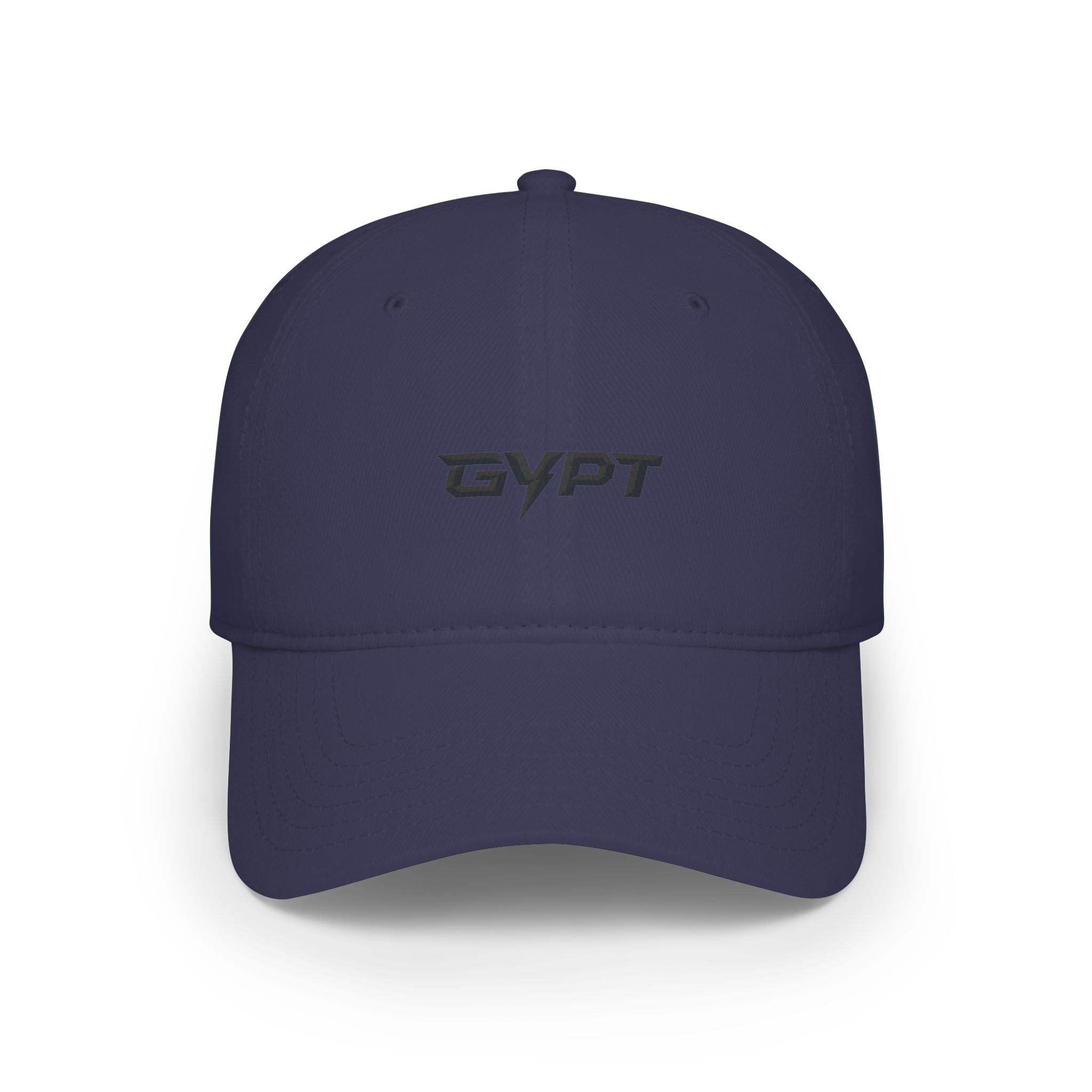 Gypt Embroidered Low Profile Baseball Cap — Sleek Minimalist Logo Hat