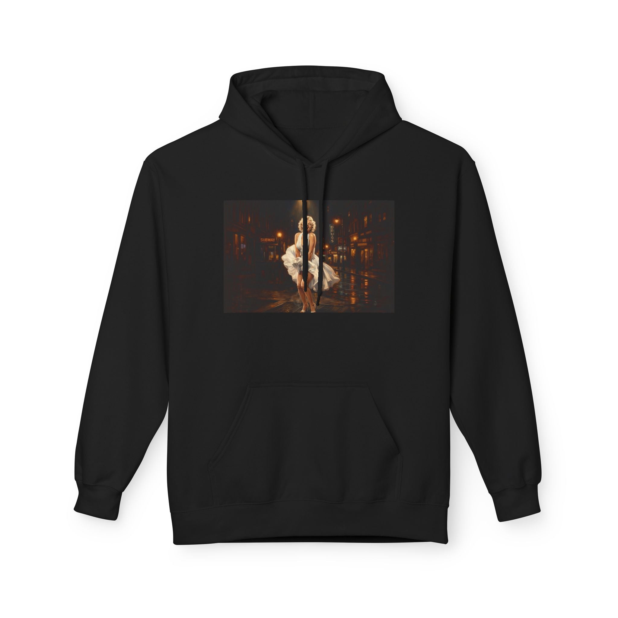Hoodie — Vintage Nighttime Ballerina Photo Graphic Hoodie