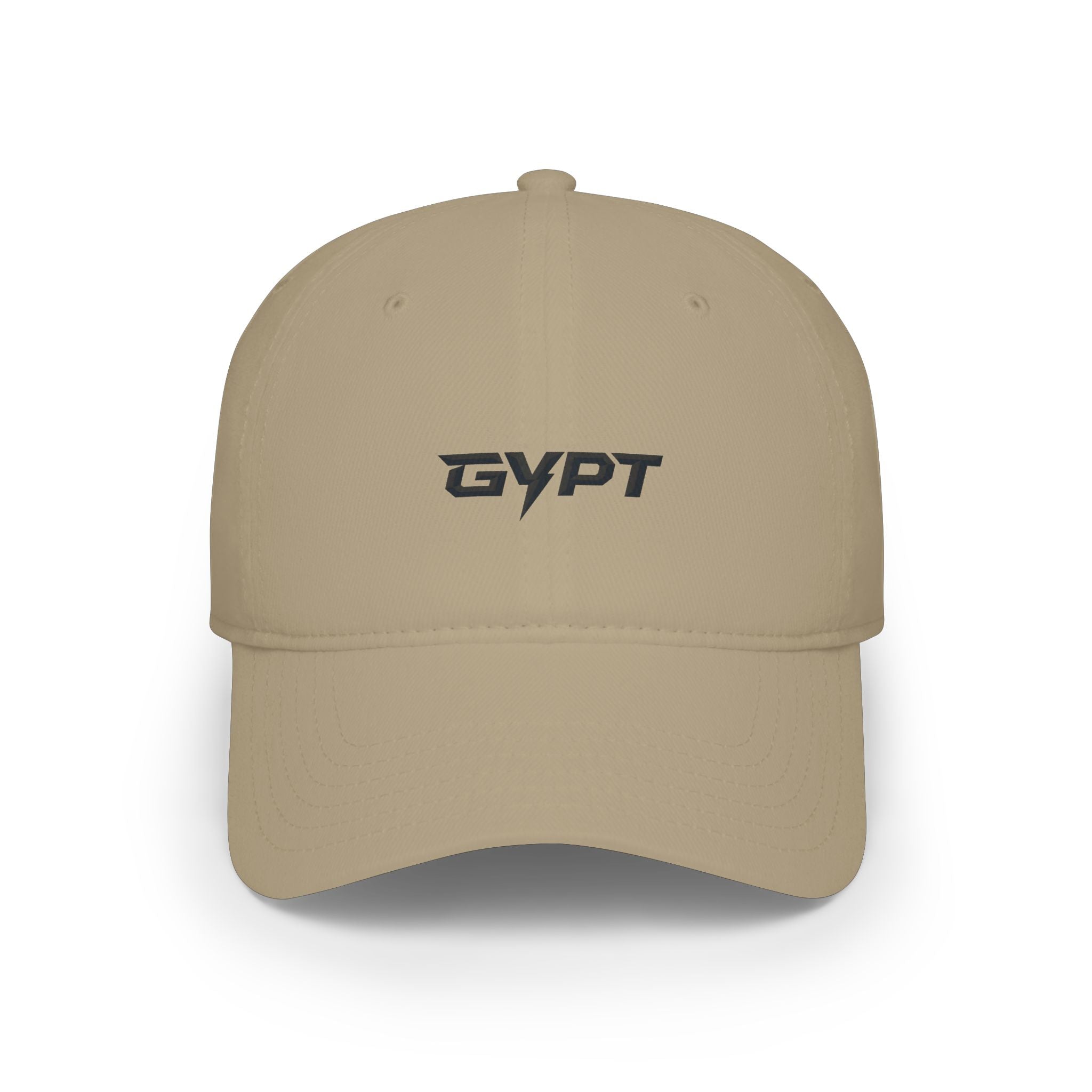 Gypt Embroidered Low Profile Baseball Cap — Sleek Minimalist Logo Hat