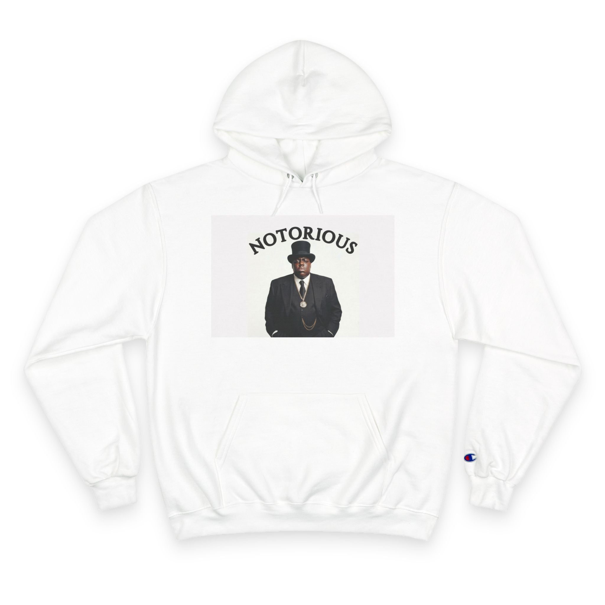 Notorious Graphic Hoodie — Vintage Rap Portrait Pullover