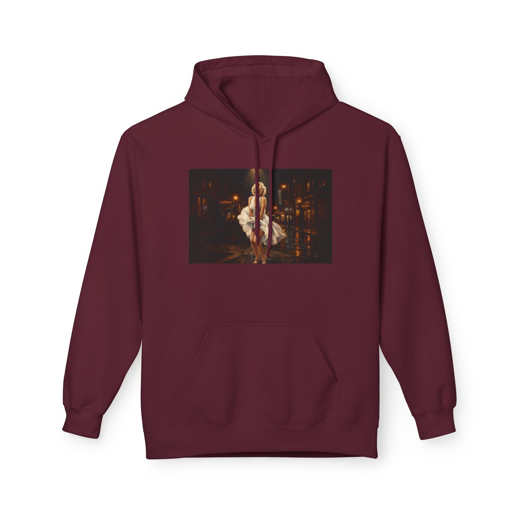 Hoodie — Vintage Nighttime Ballerina Photo Graphic Hoodie