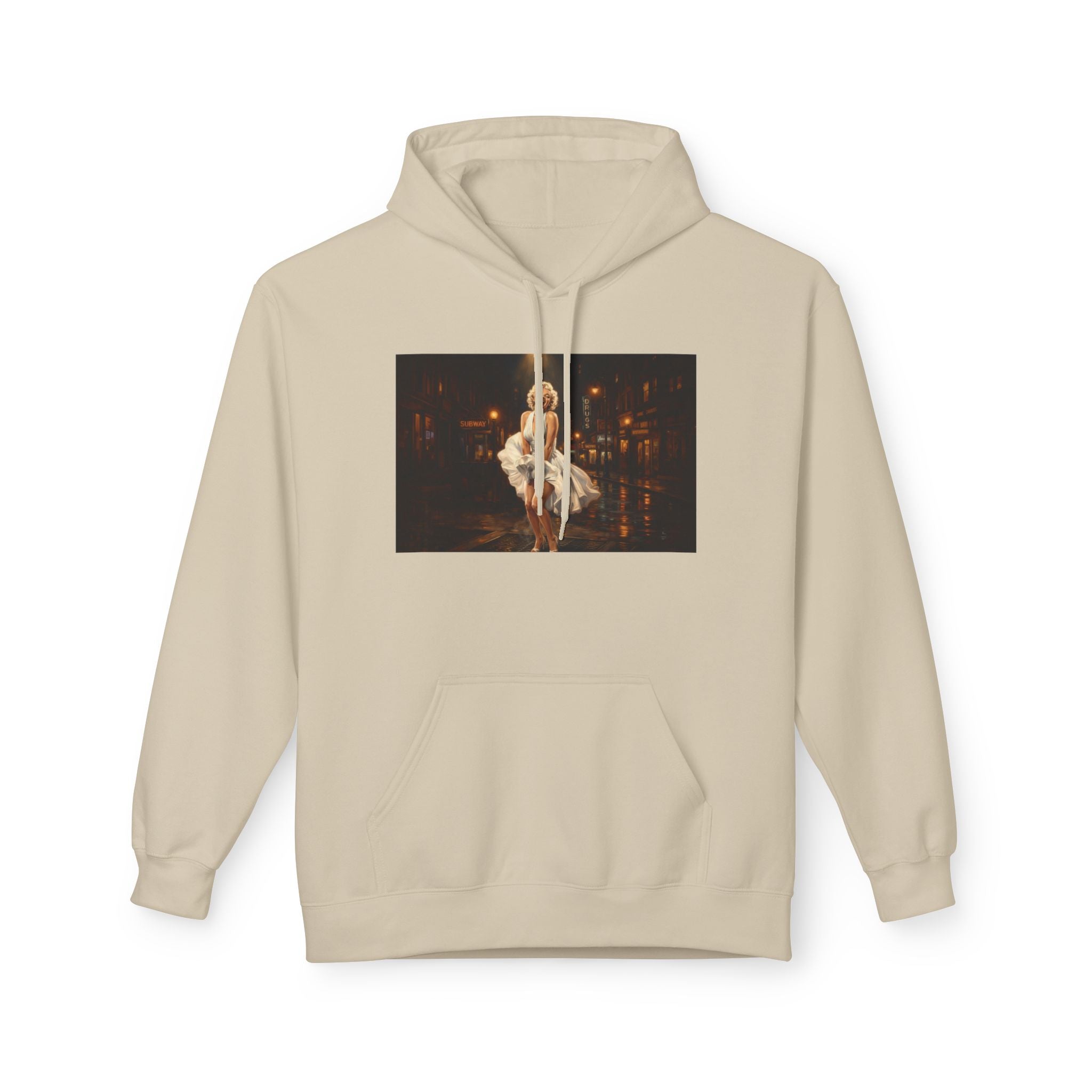 Hoodie — Vintage Nighttime Ballerina Photo Graphic Hoodie