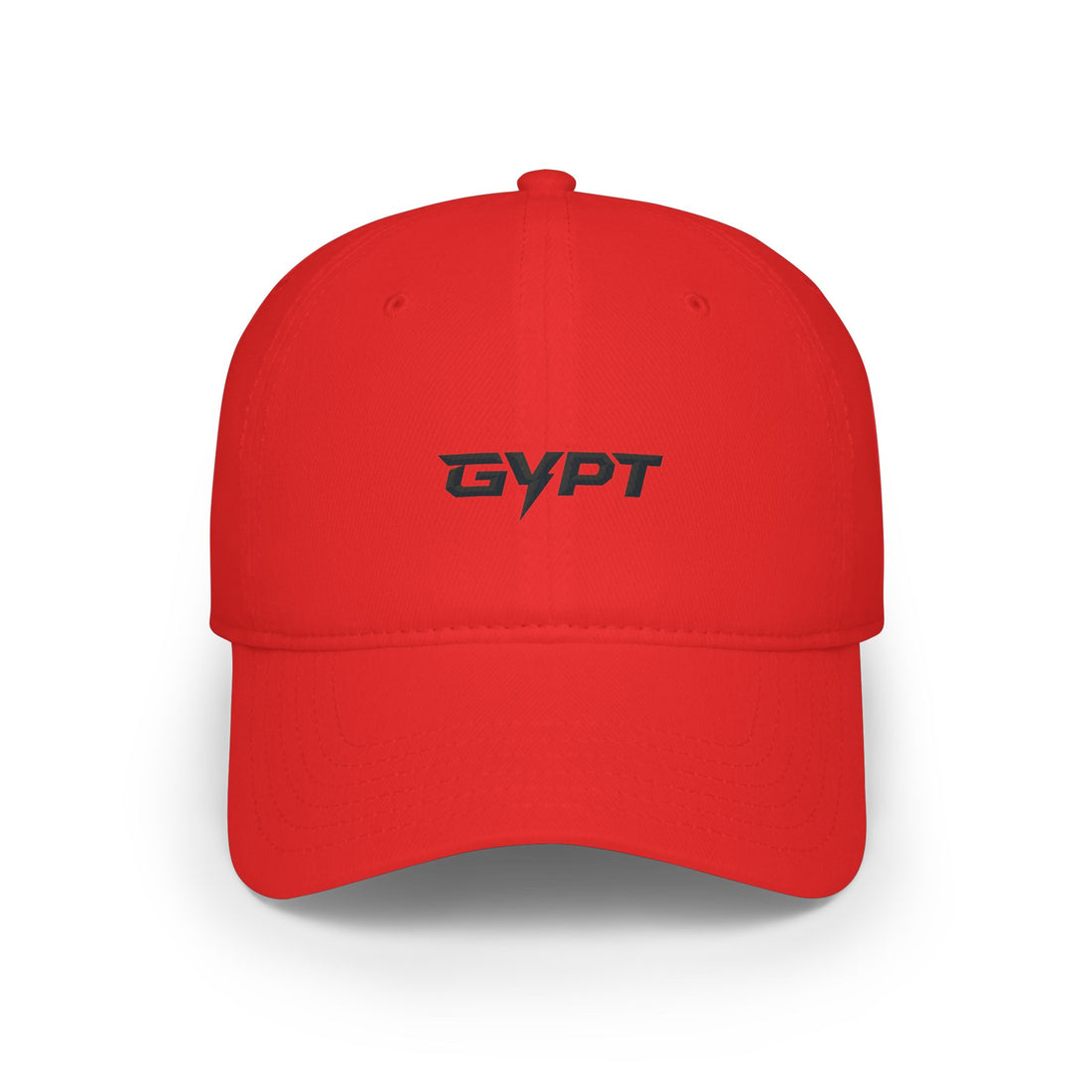 Gypt Embroidered Low Profile Baseball Cap — Sleek Minimalist Logo Hat