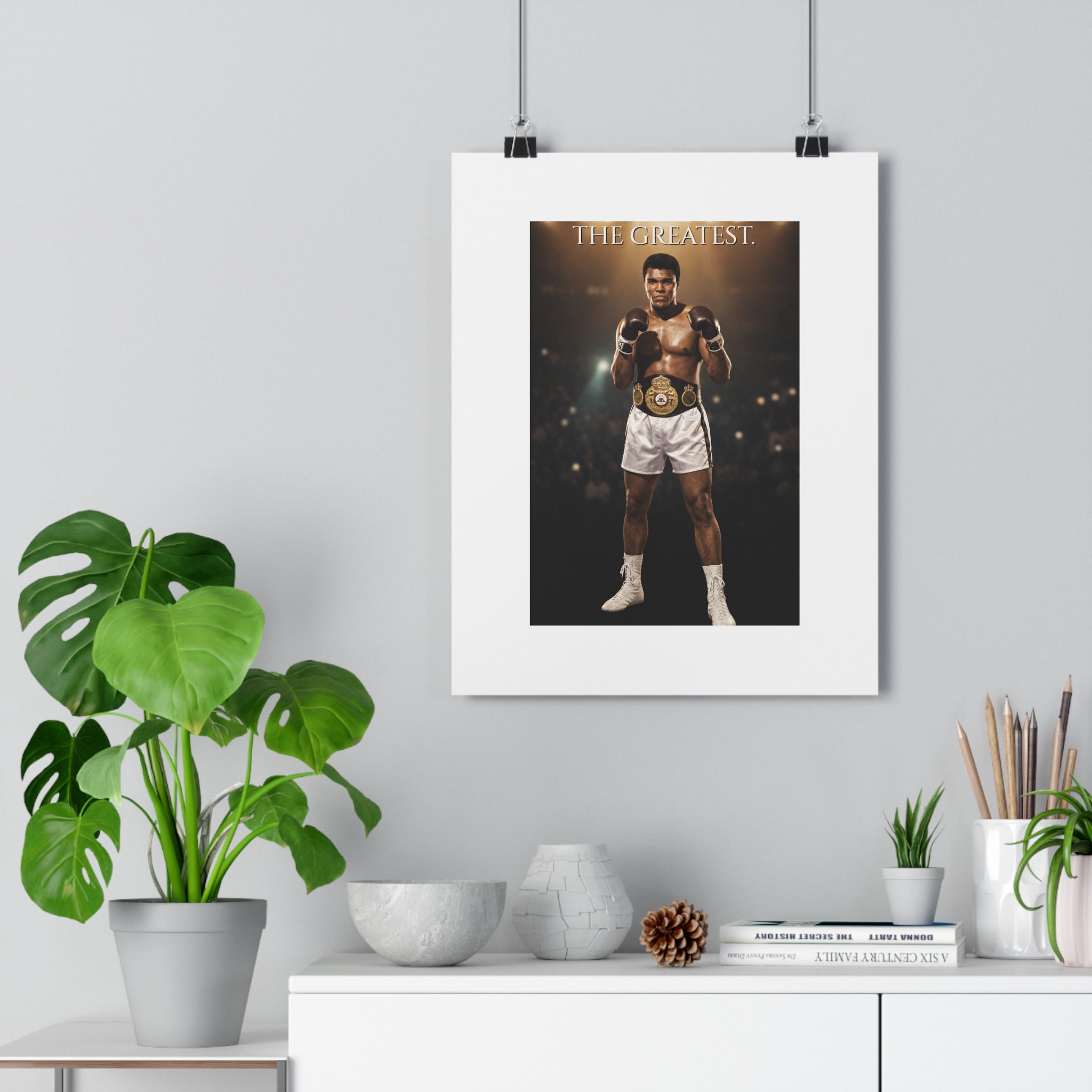 Mohammad Ali  Poster — Minimal  Wall Art