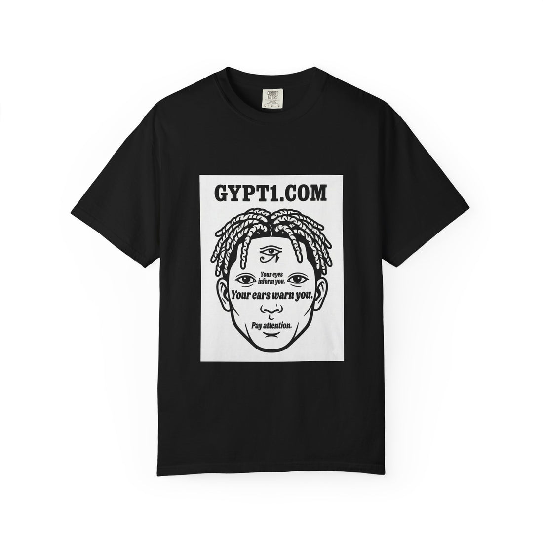 Graphic T-Shirt — GYPT1.com Face Illustration Tee