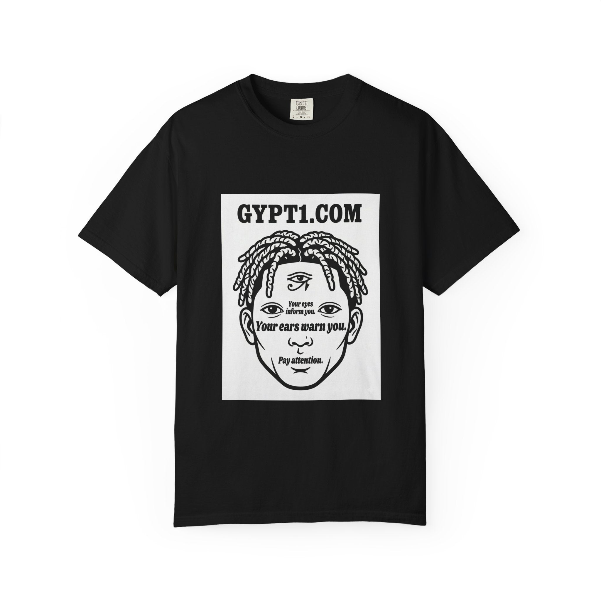 Graphic T-Shirt — GYPT1.com Face Illustration Tee