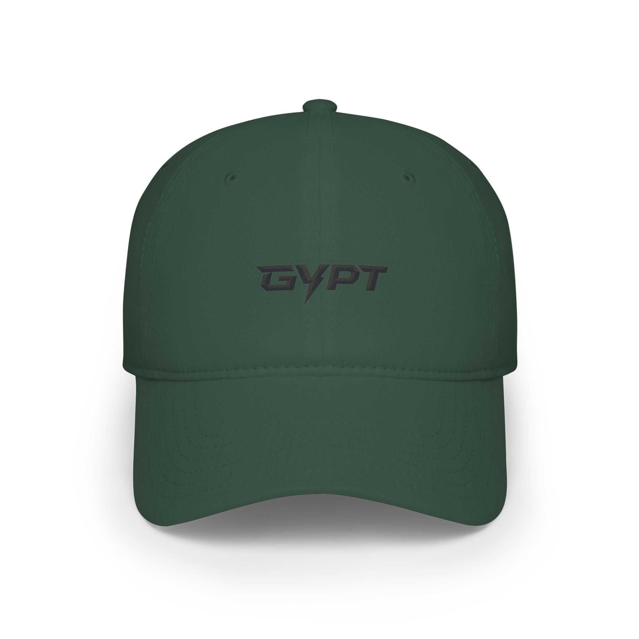 Gypt Embroidered Low Profile Baseball Cap — Sleek Minimalist Logo Hat