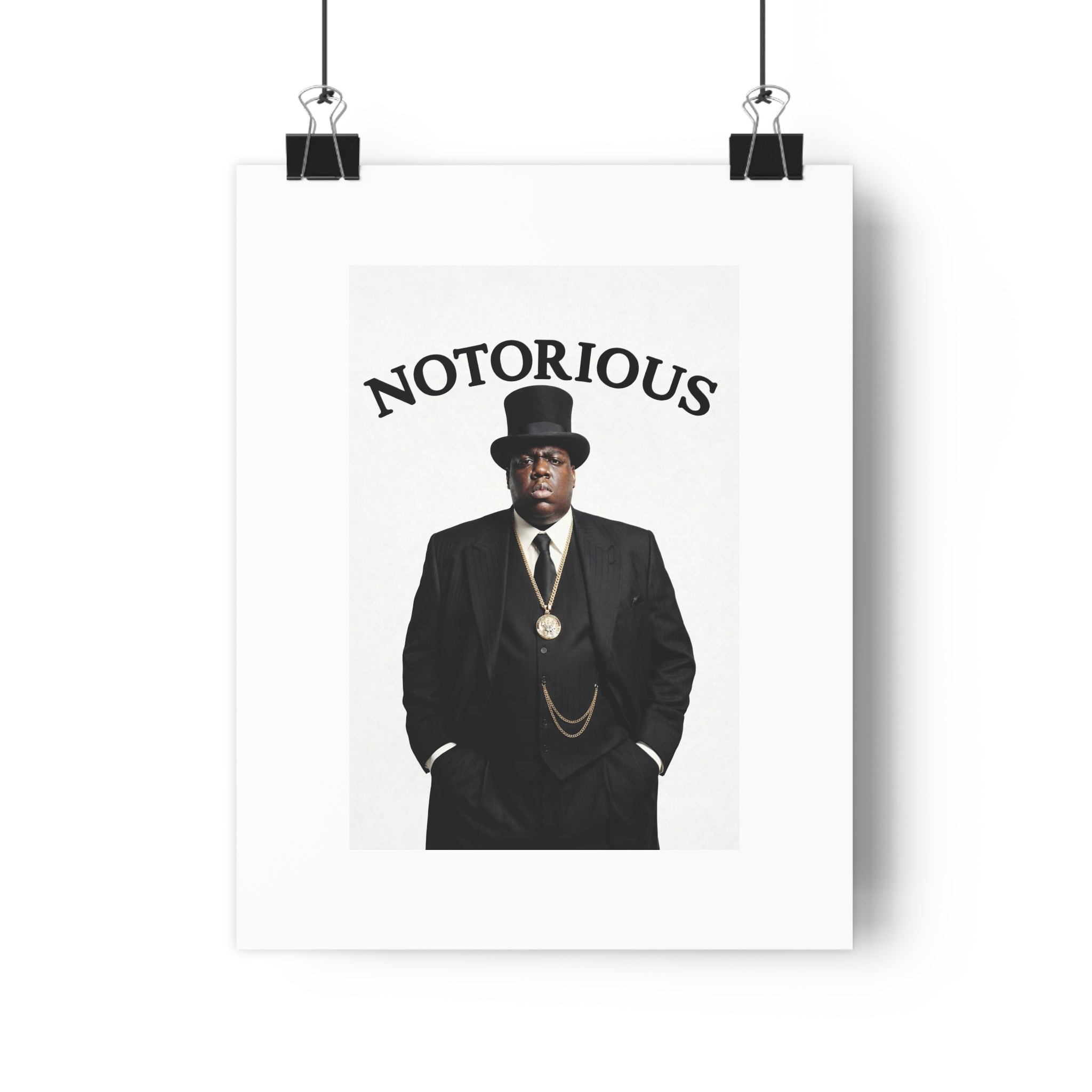 NOTORIOUS Paper Poster — Wall Art Print