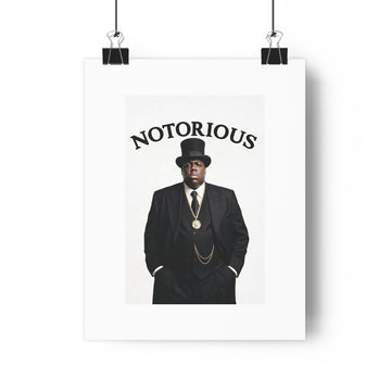 NOTORIOUS Paper Poster — Wall Art Print