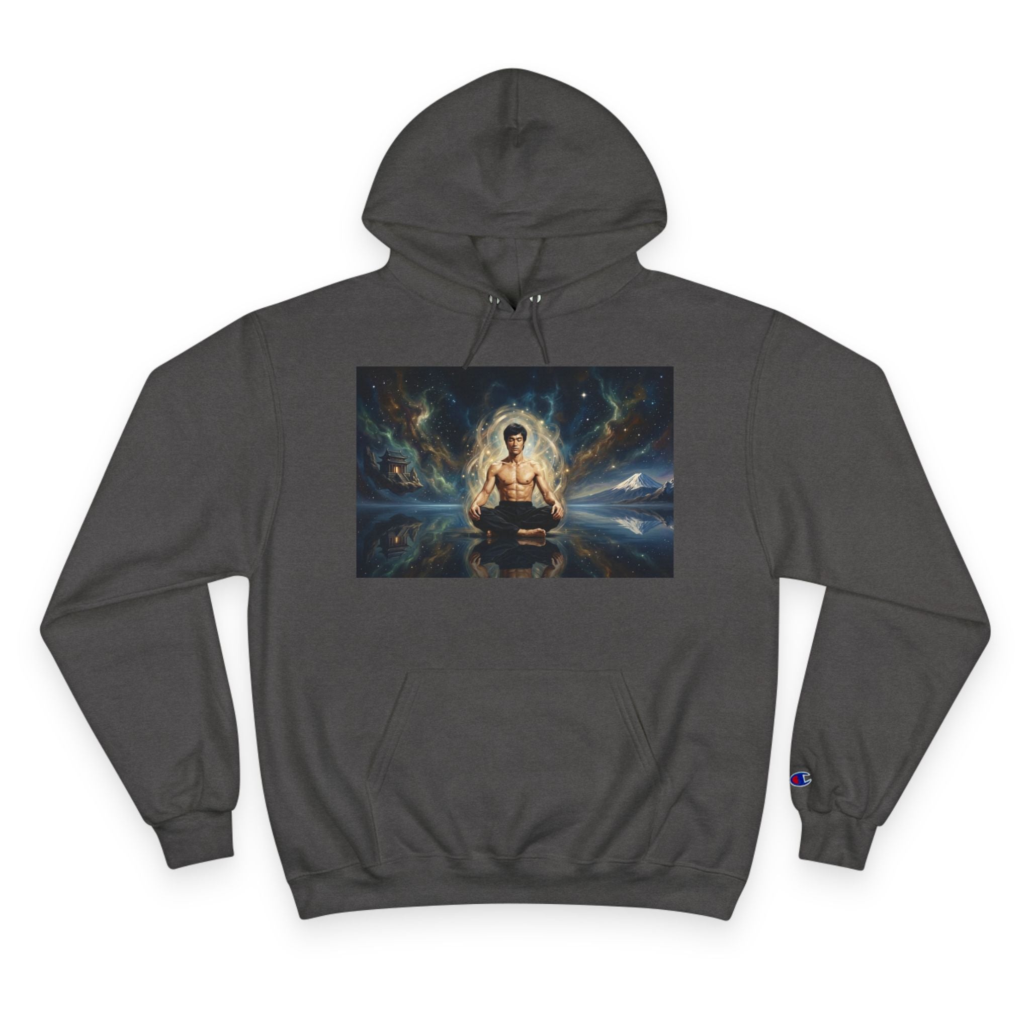 Spiritual Warrior Hoodie — Meditative Champion Art Sweatshirt