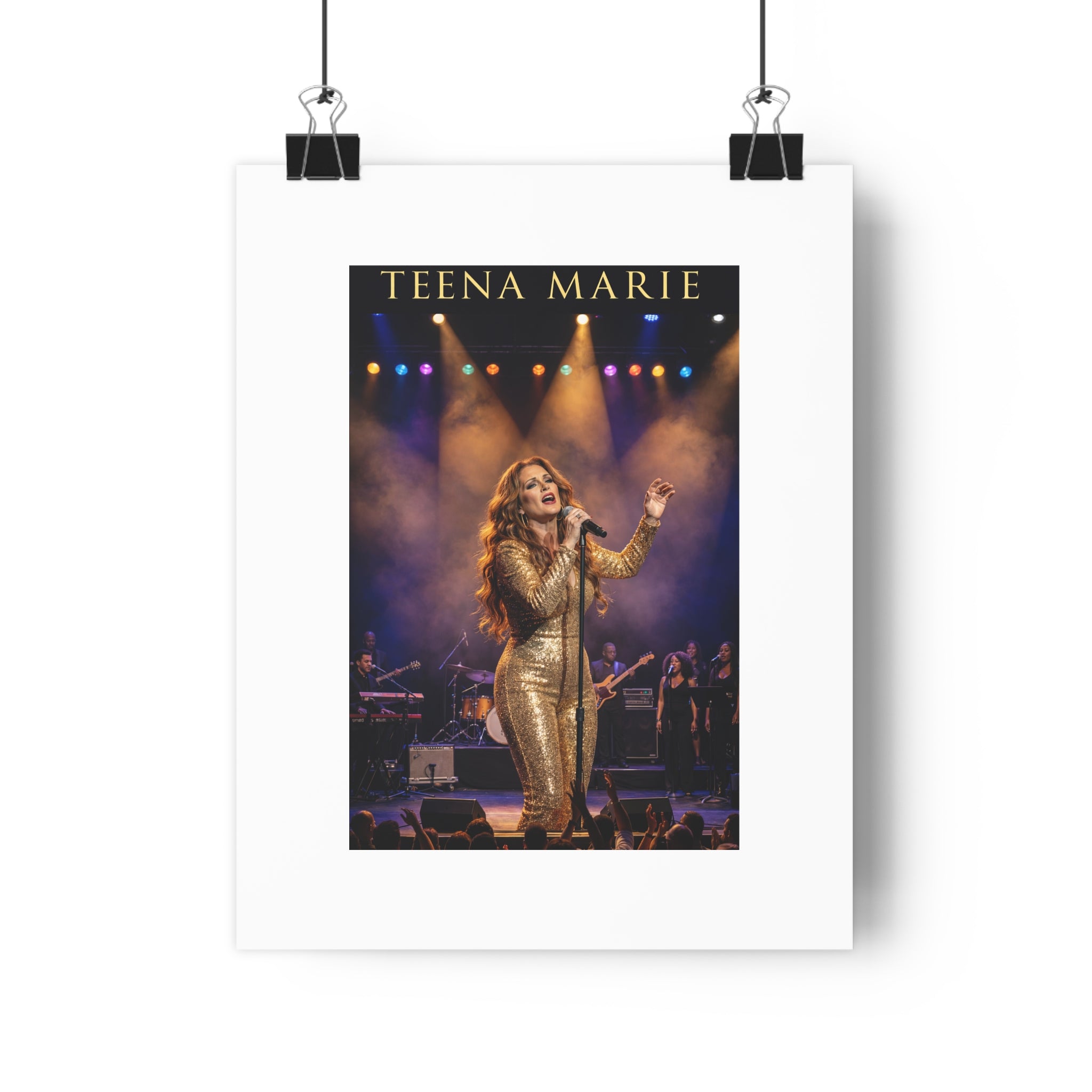 teena Marie  Poster — Minimal  Wall Art