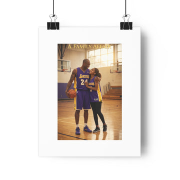 Family Affair Poster — Minimal Typographic Wall Art