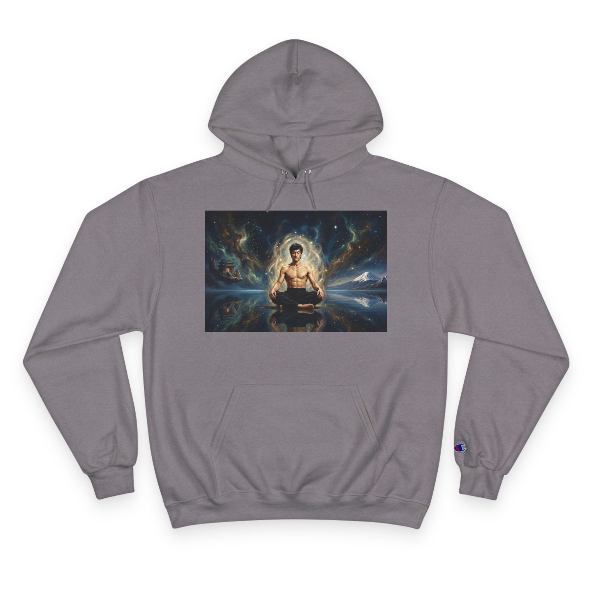 Spiritual Warrior Hoodie — Meditative Champion Art Sweatshirt