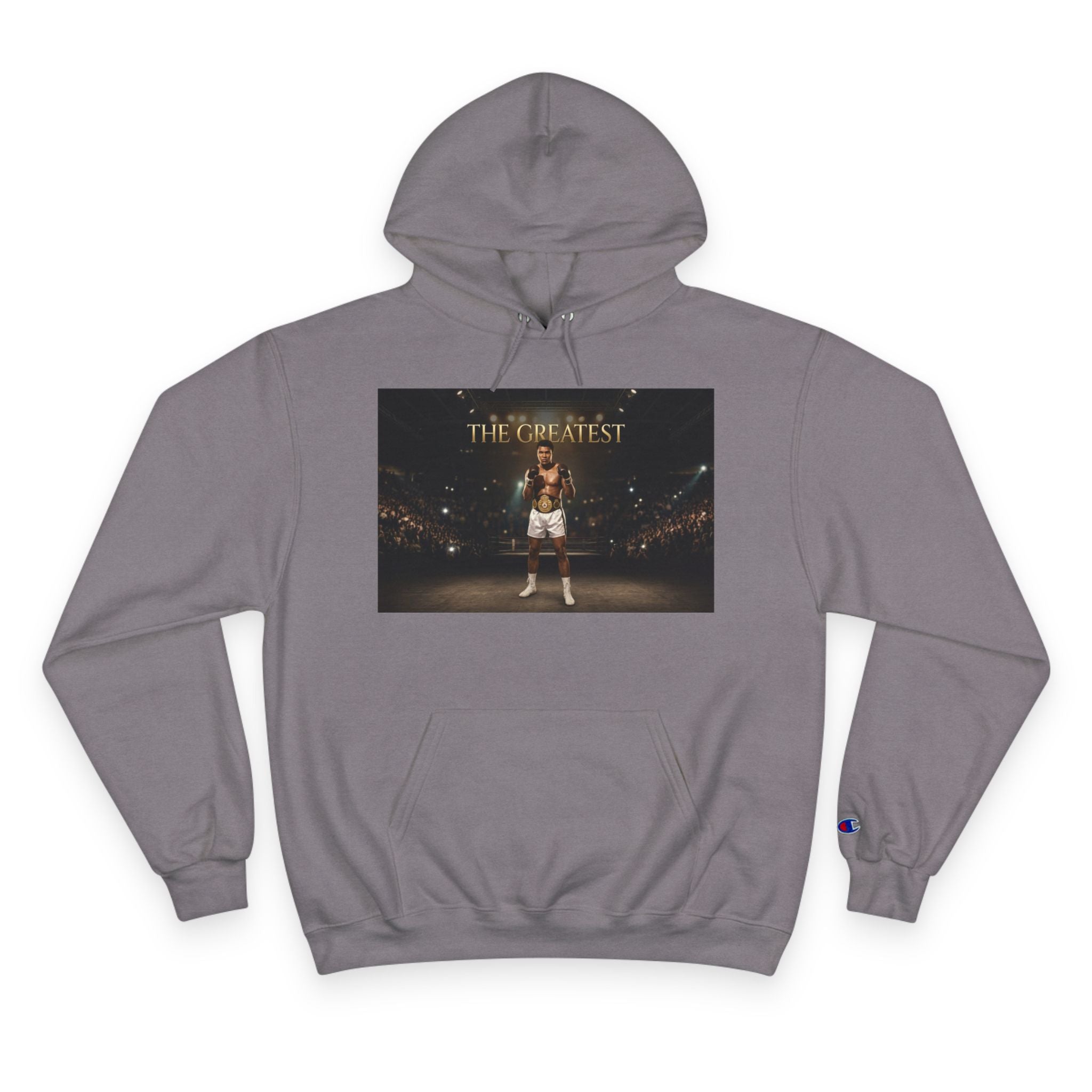 Champion Hoodie – 'The Greatest' Boxing Photo Pullover