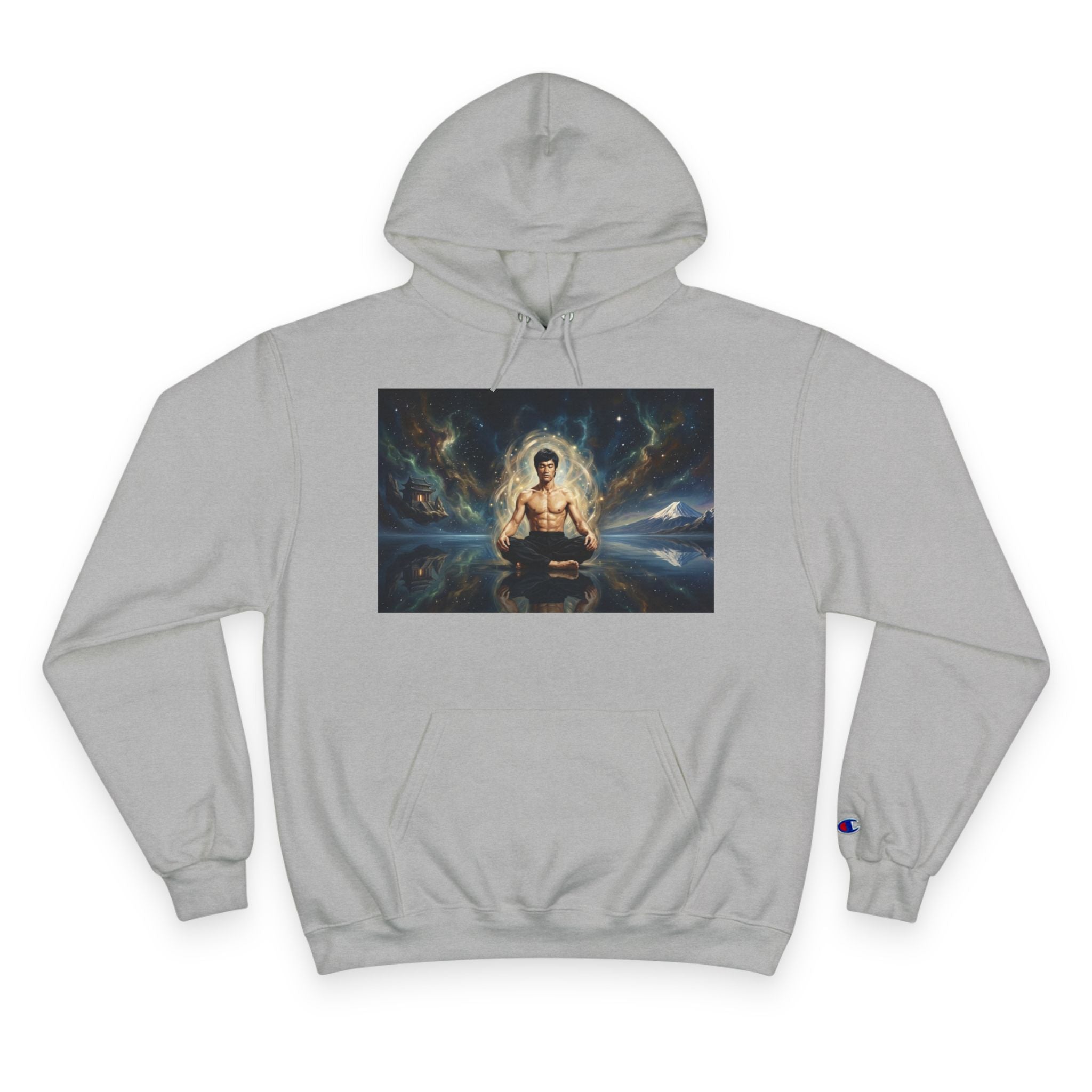 Spiritual Warrior Hoodie — Meditative Champion Art Sweatshirt