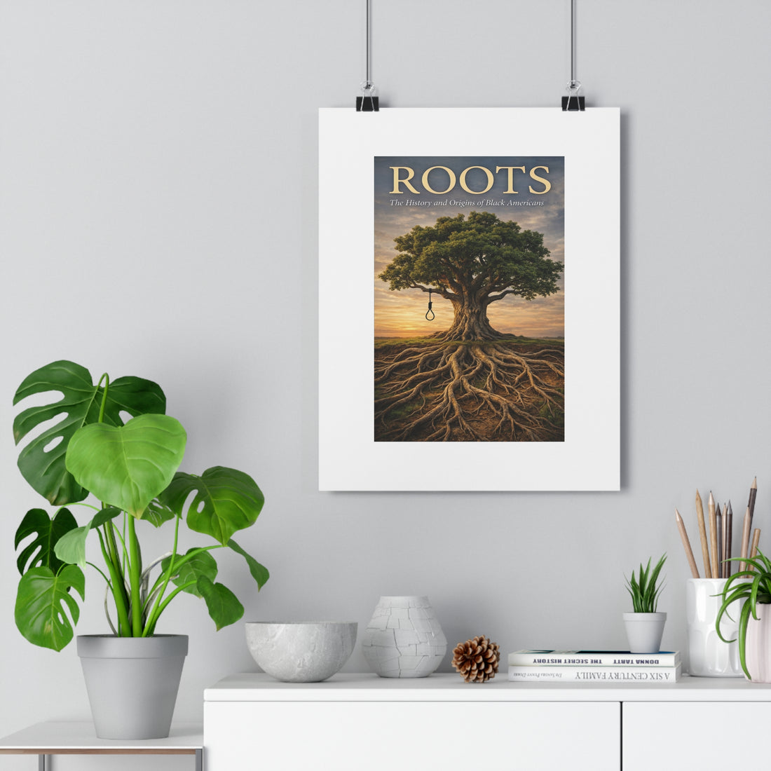 Roots: Historical Poster on the Origin & History of Black Americans