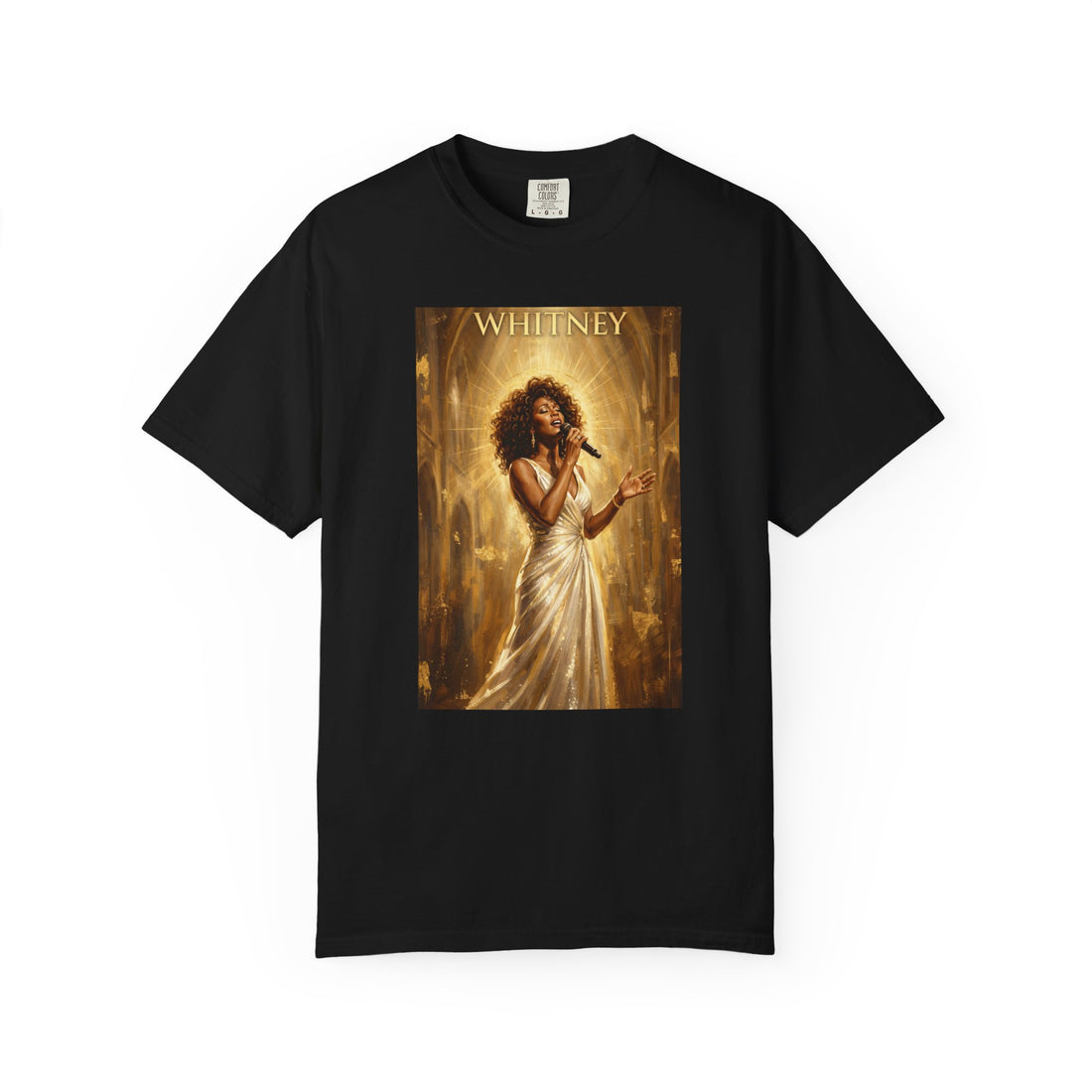 Whitney Tribute T-Shirt — Vintage Singer Portrait Tee