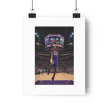 Basketball Poster — 'The Greatest' Game Action Wall Art