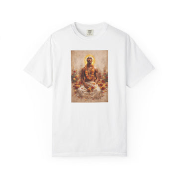 Spiritual Buddha Meditation T-Shirt — Vintage Divine Art Tee