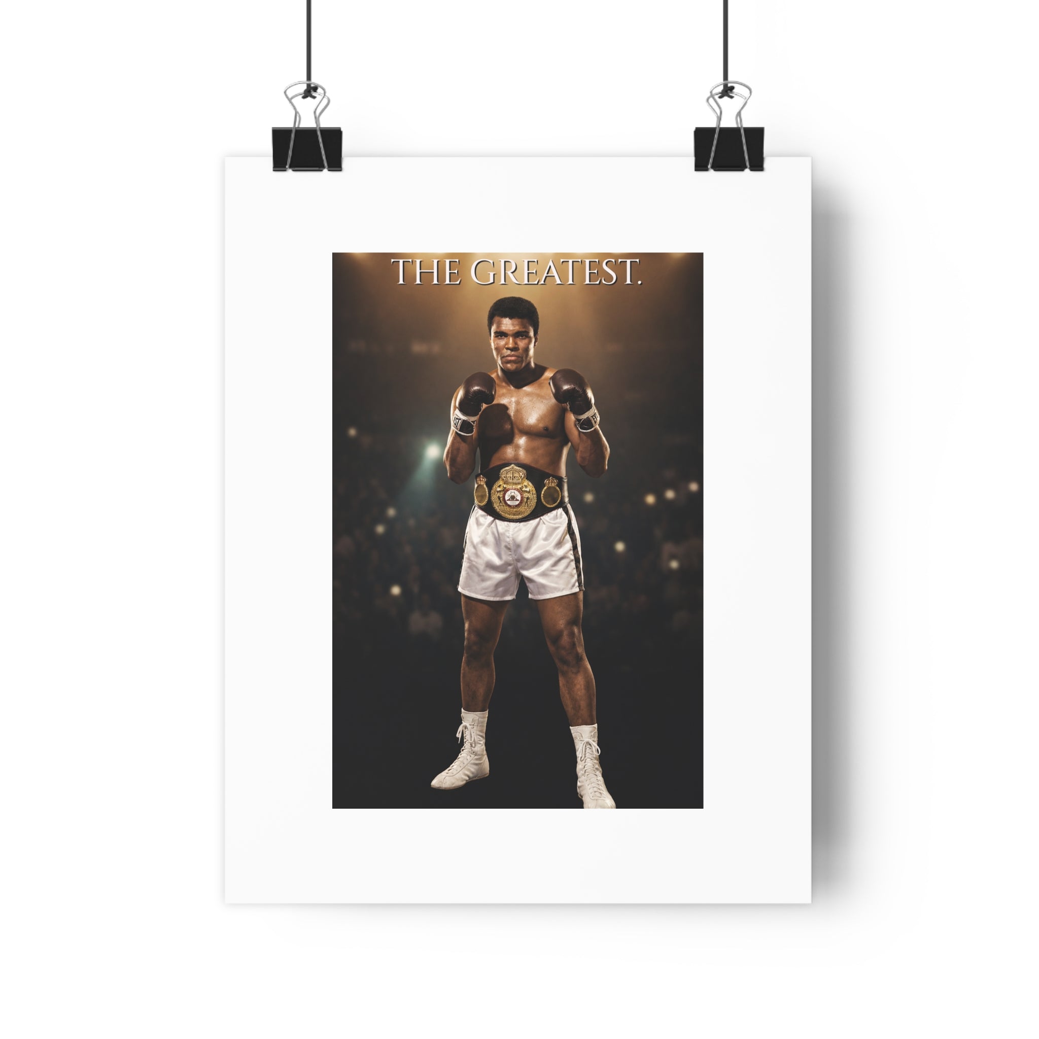 Mohammad Ali  Poster — Minimal  Wall Art