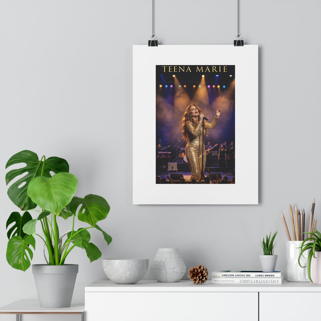 teena Marie  Poster — Minimal  Wall Art