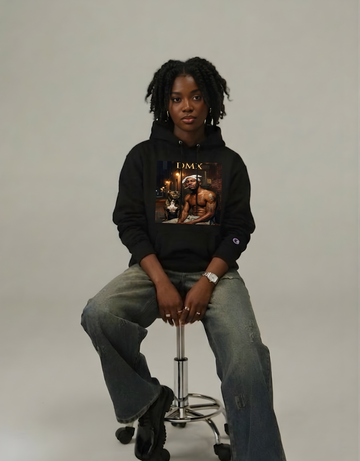 Hoodie — Rustic Portrait Graphic Pullover