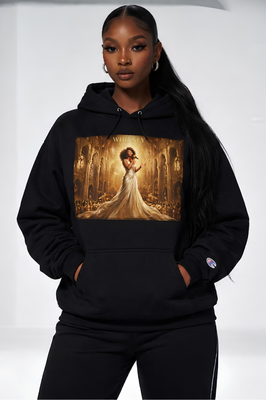 Champion Hoodie — Golden Bridal Fantasy Graphic Hoodie