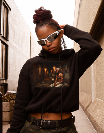Vintage Pinup Street Scene Sweatshirt
